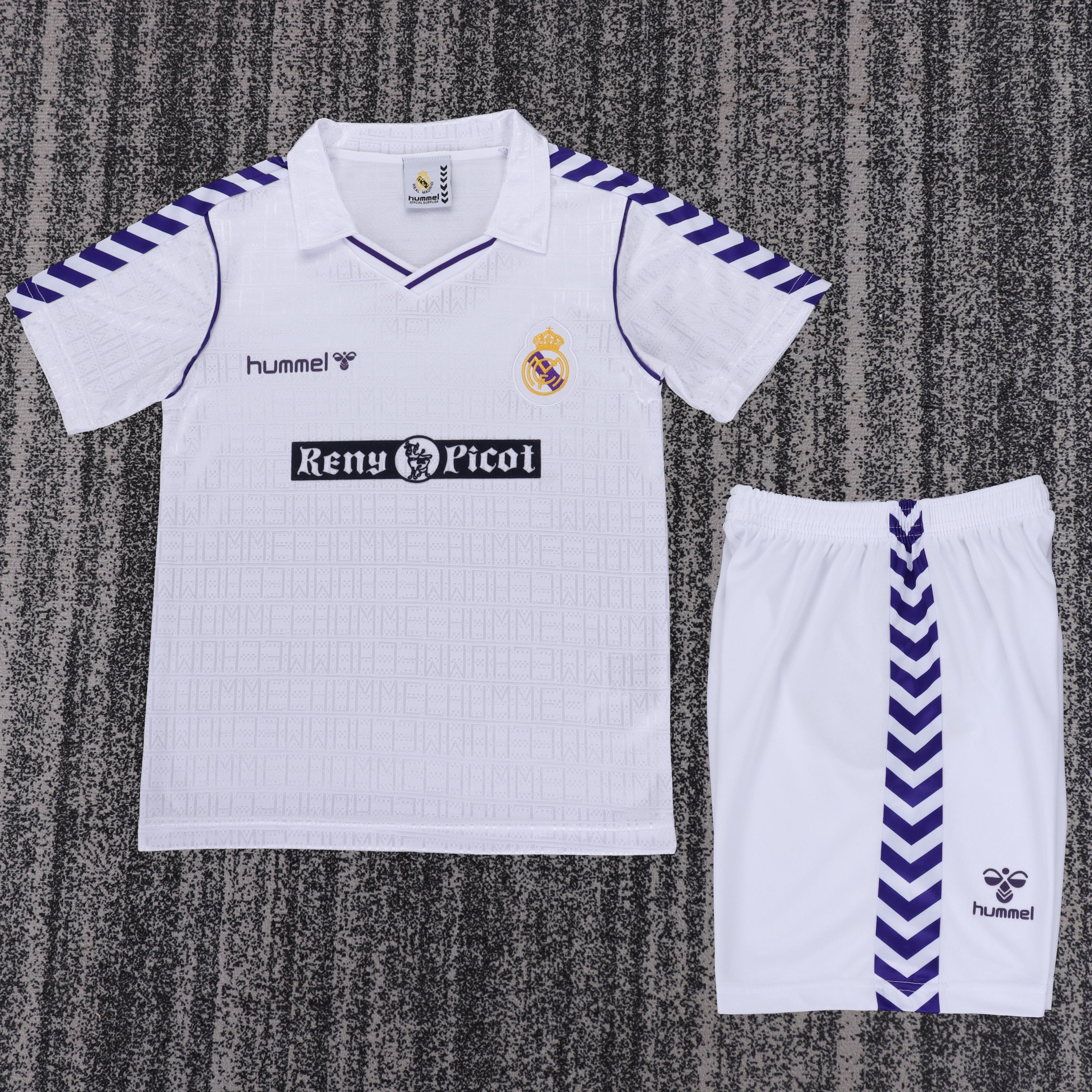 Real Madrid - Home - 1988/90 - Kids - Retro