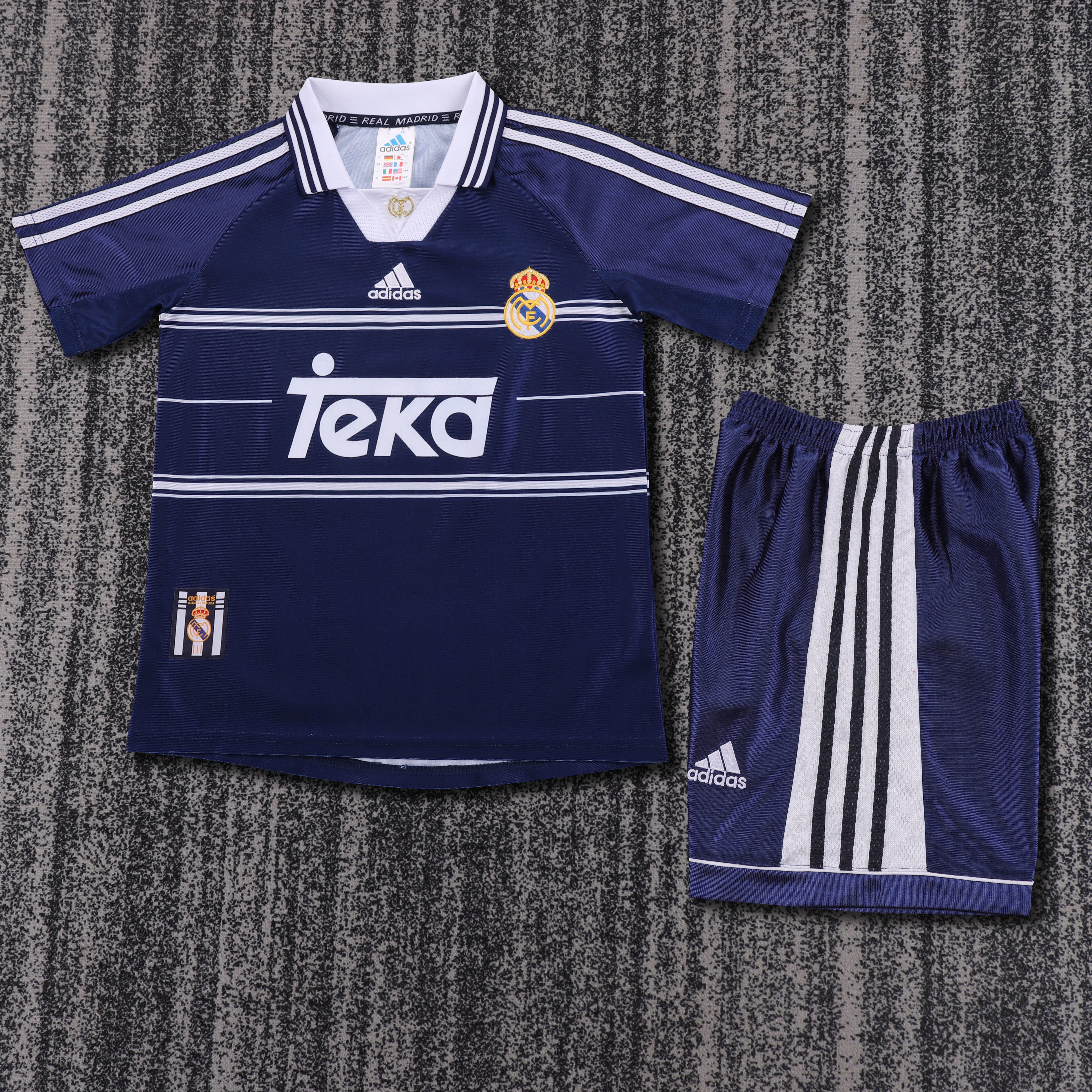Real Madrid - Away - 1998/99 - Kids - Retro