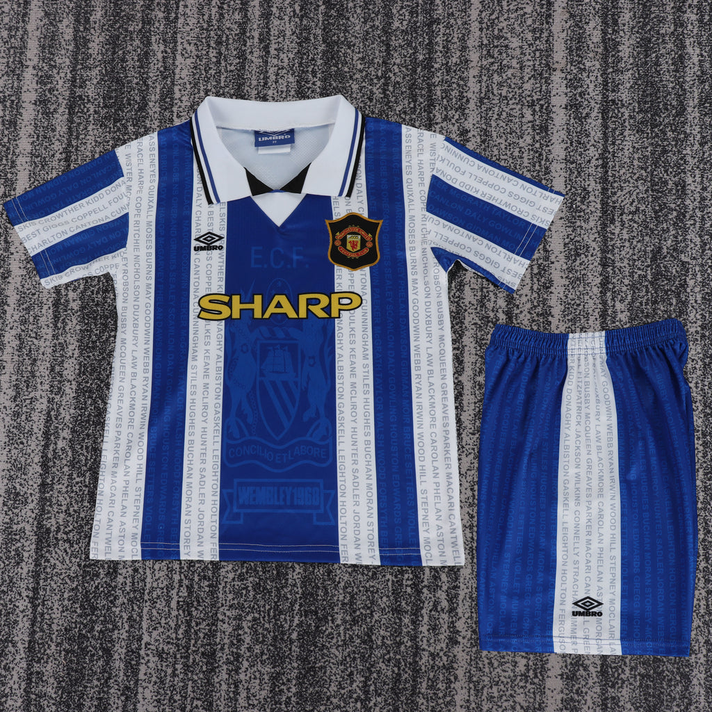 Manchester United - Away - 1994/96 - Kids - Retro