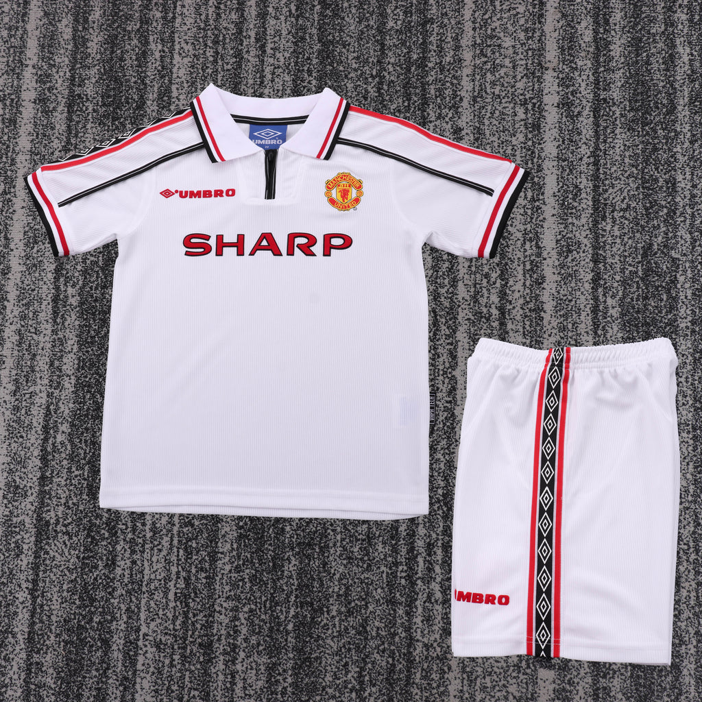 Manchester United - Away (Commemorative) - 1998/99 - Kids - Retro