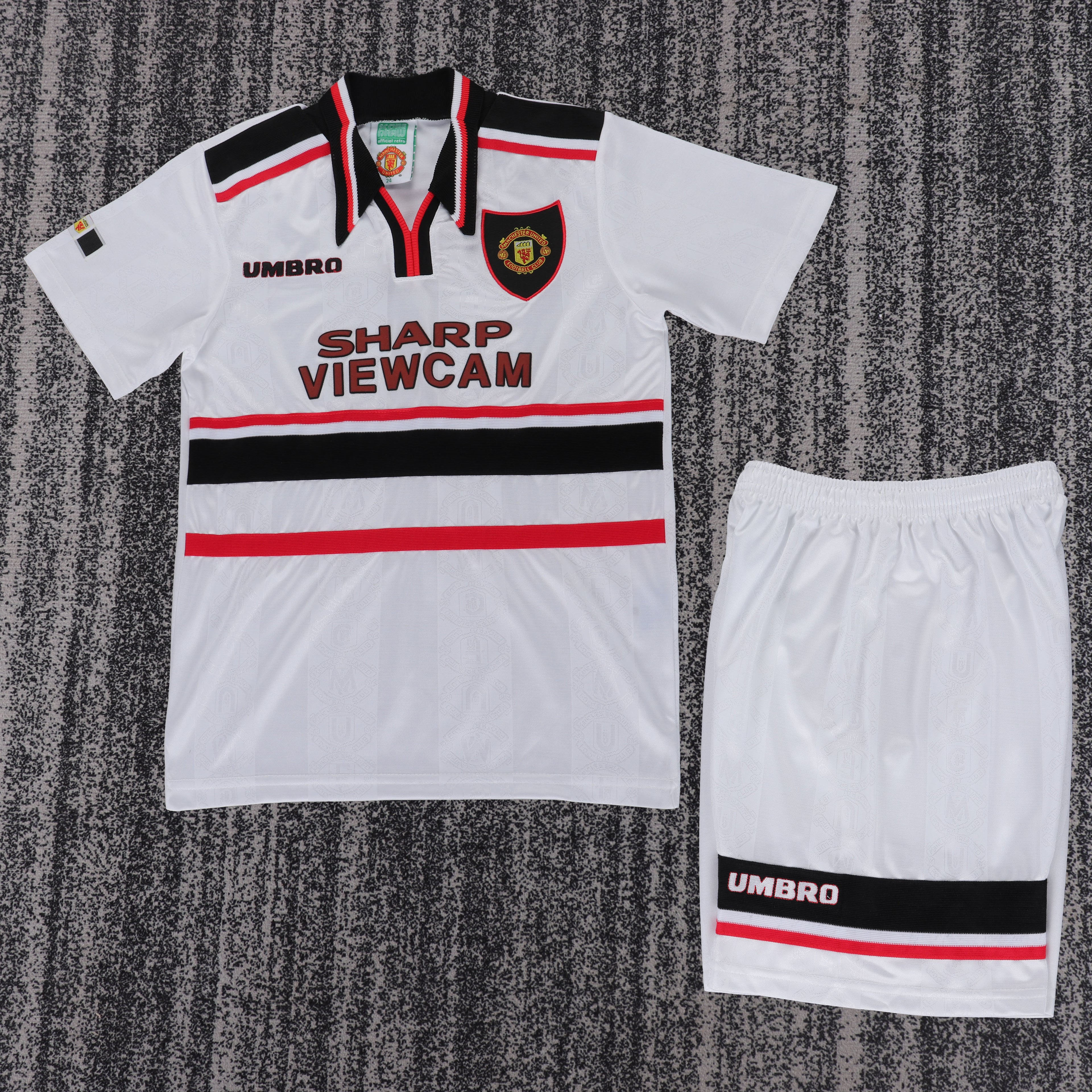 Manchester United - Away - 1998/99 - Kids - Retro