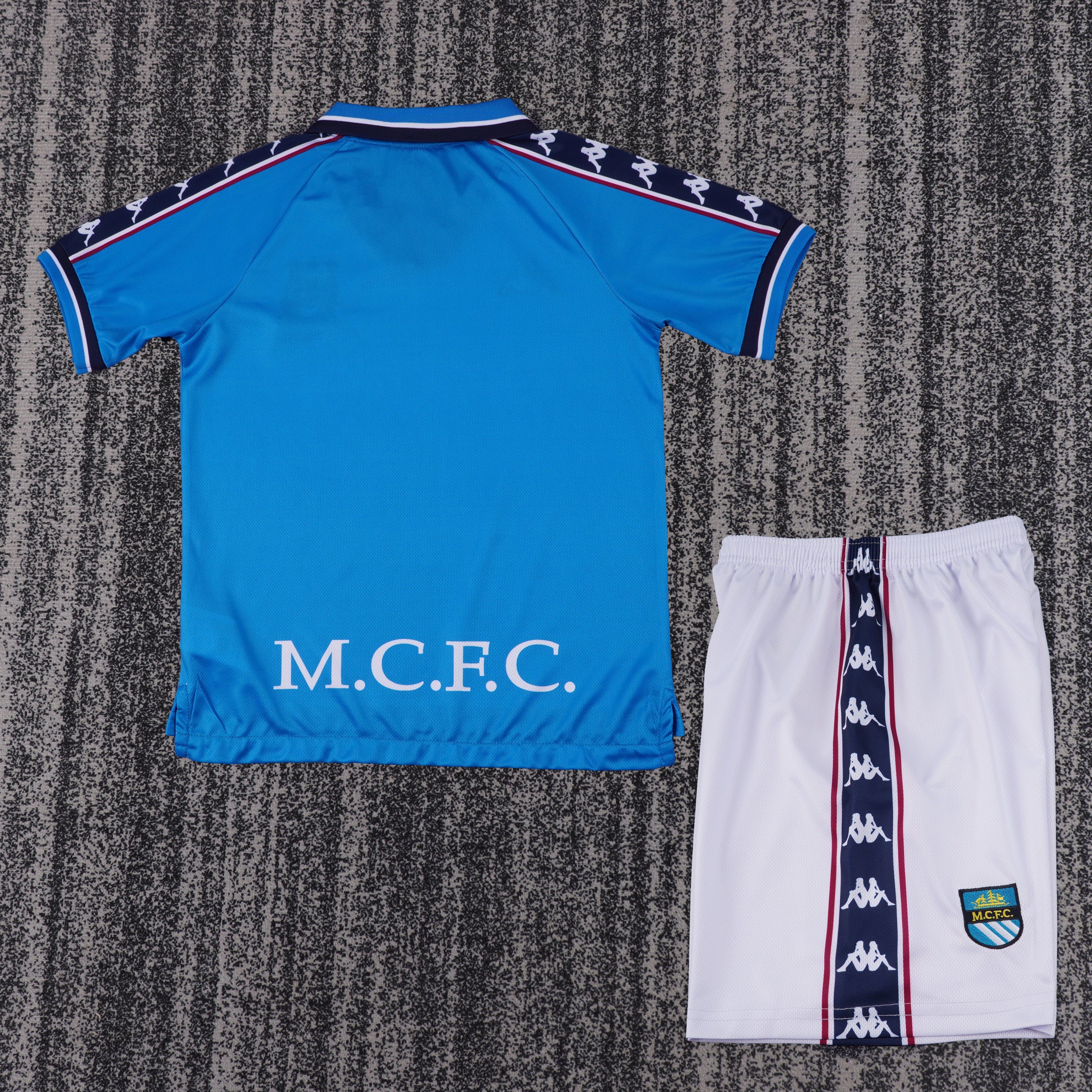Manchester City - Home - 1997/98 - Kids - Retro