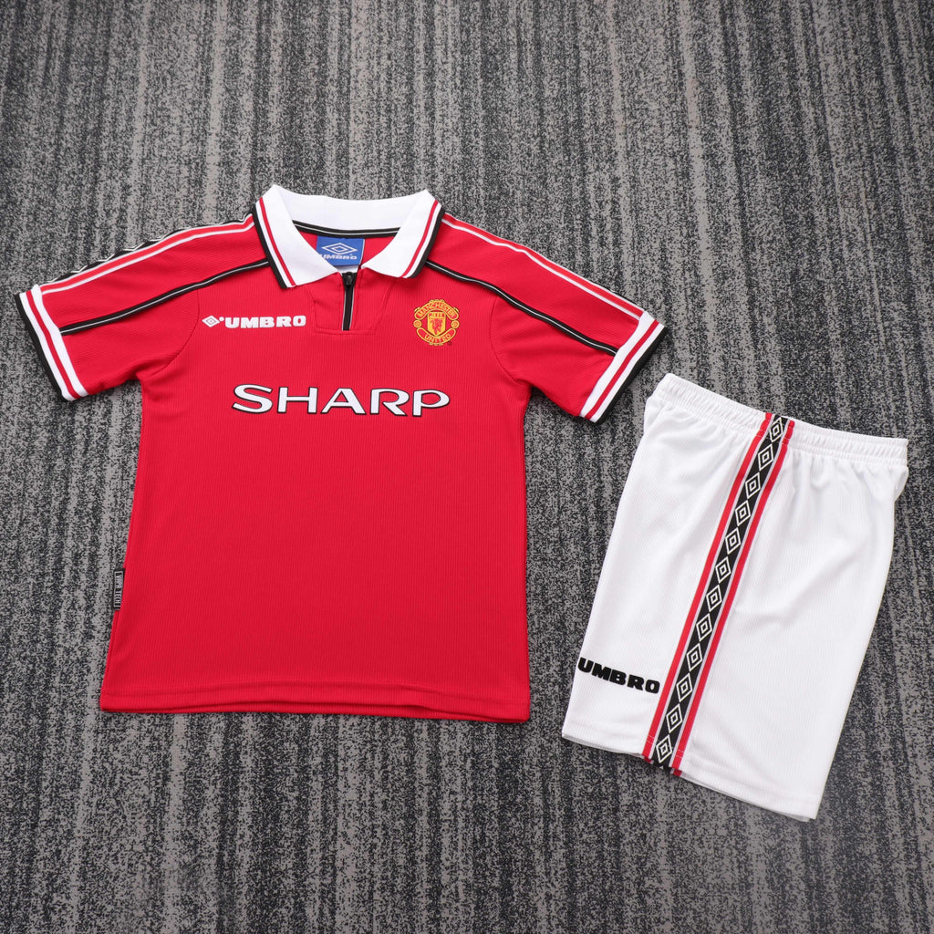 Manchester United - Home - 1998/99 - Kids - Retro