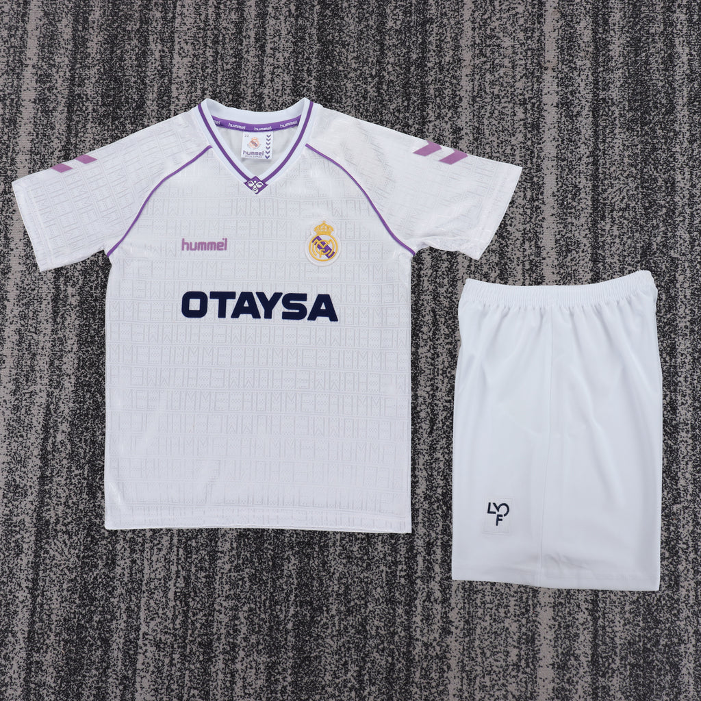 Real Madrid - Home - 1990/92 - Kids - Retro