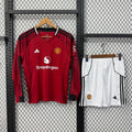 Manchester United - Home - LS - 25/26 - Kids
