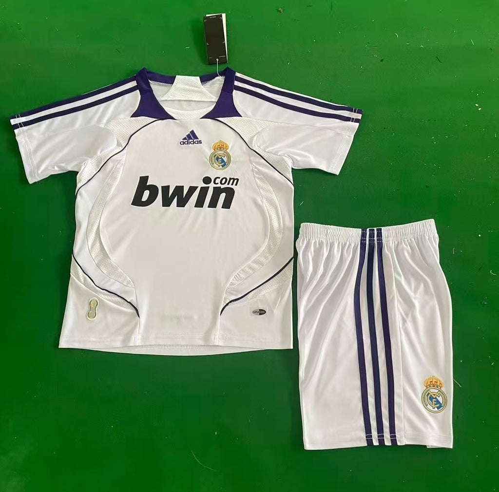 Real Madrid - Home - 2007/08 - Kids - Retro