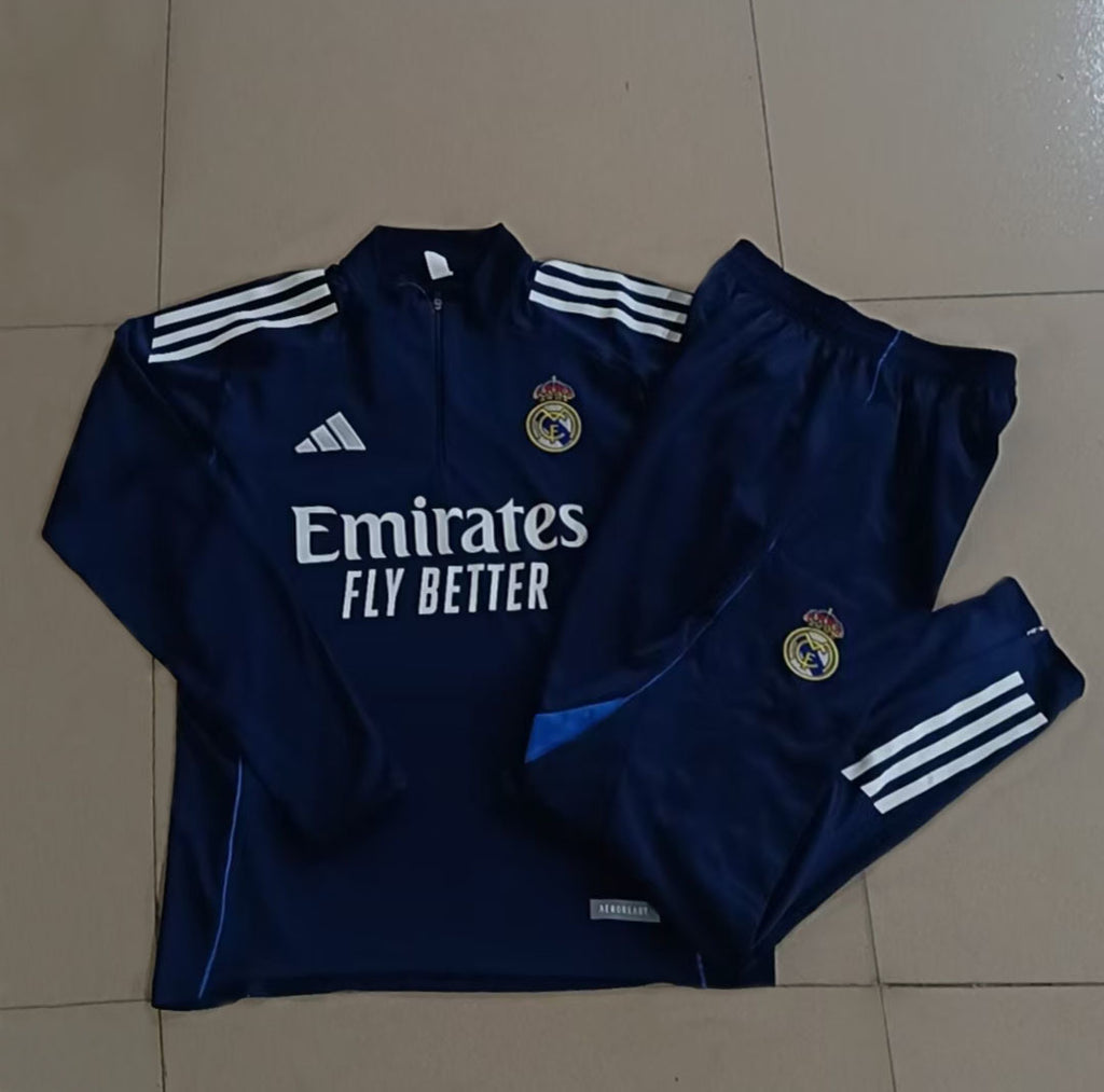 Real Madrid - Tracksuit - Halfzip - Adults