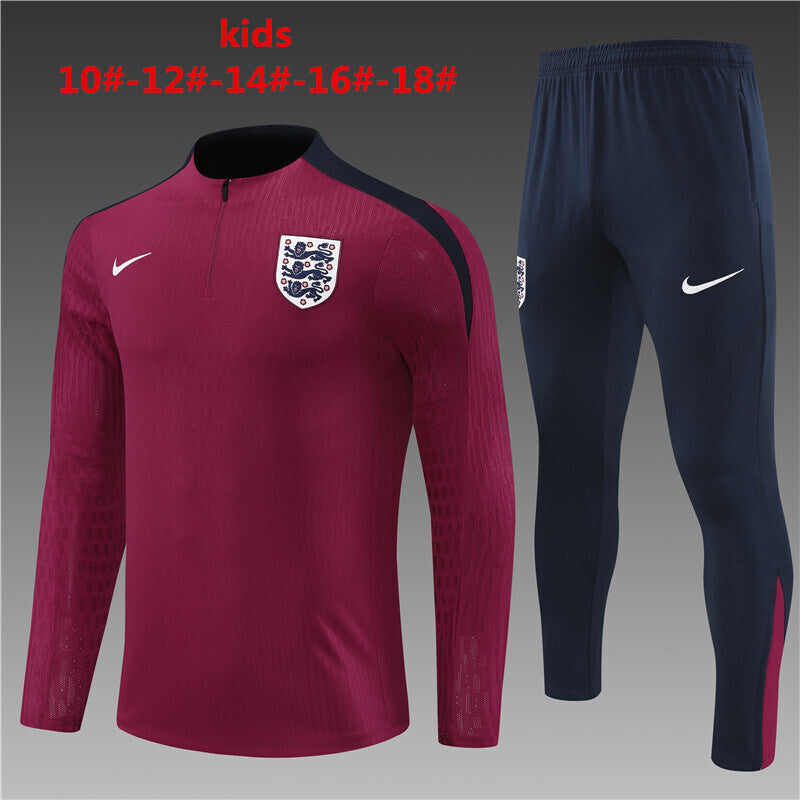 England - Tracksuit - Halfzip 2 - Kids