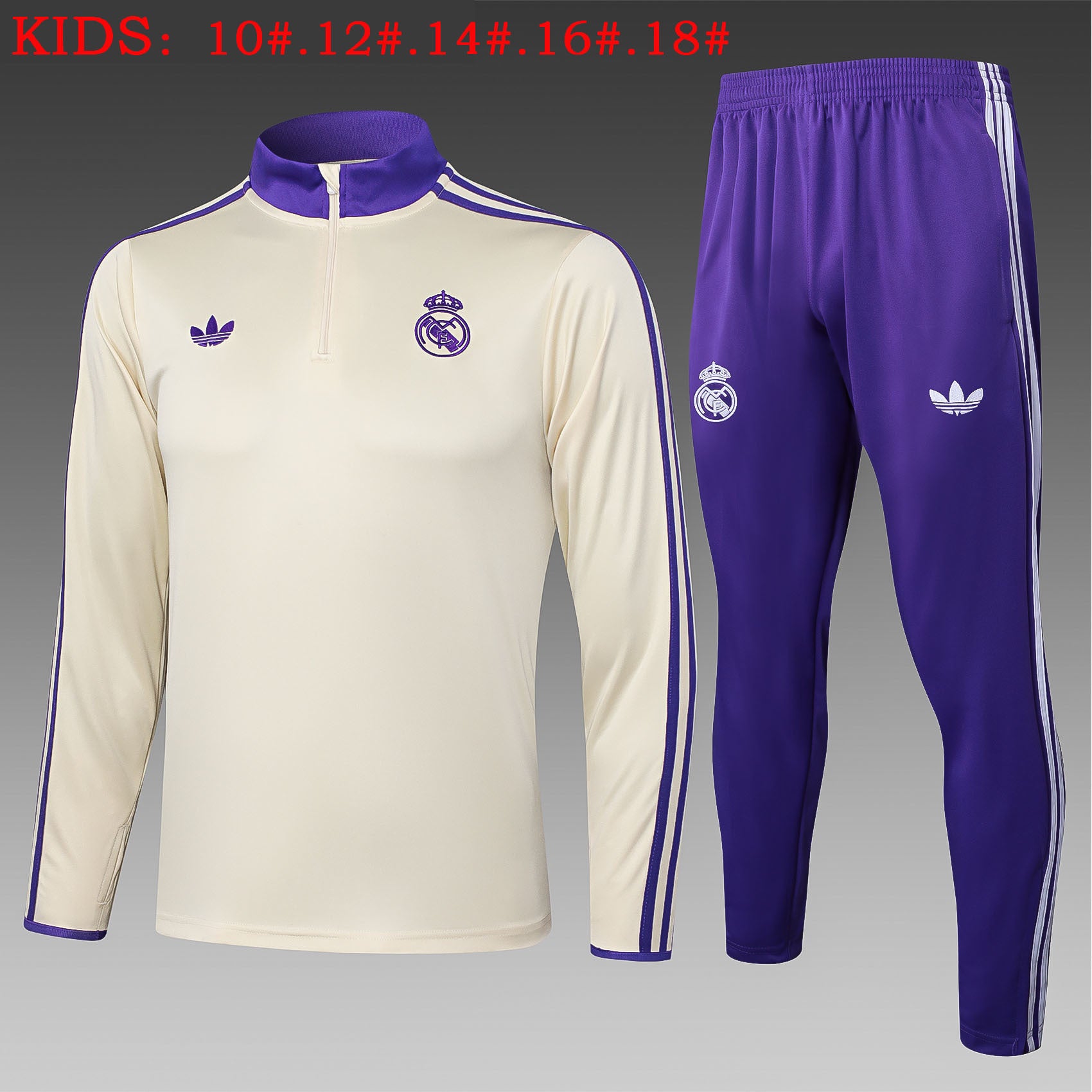 Real Madrid - Tracksuit - Halfzip - Kids