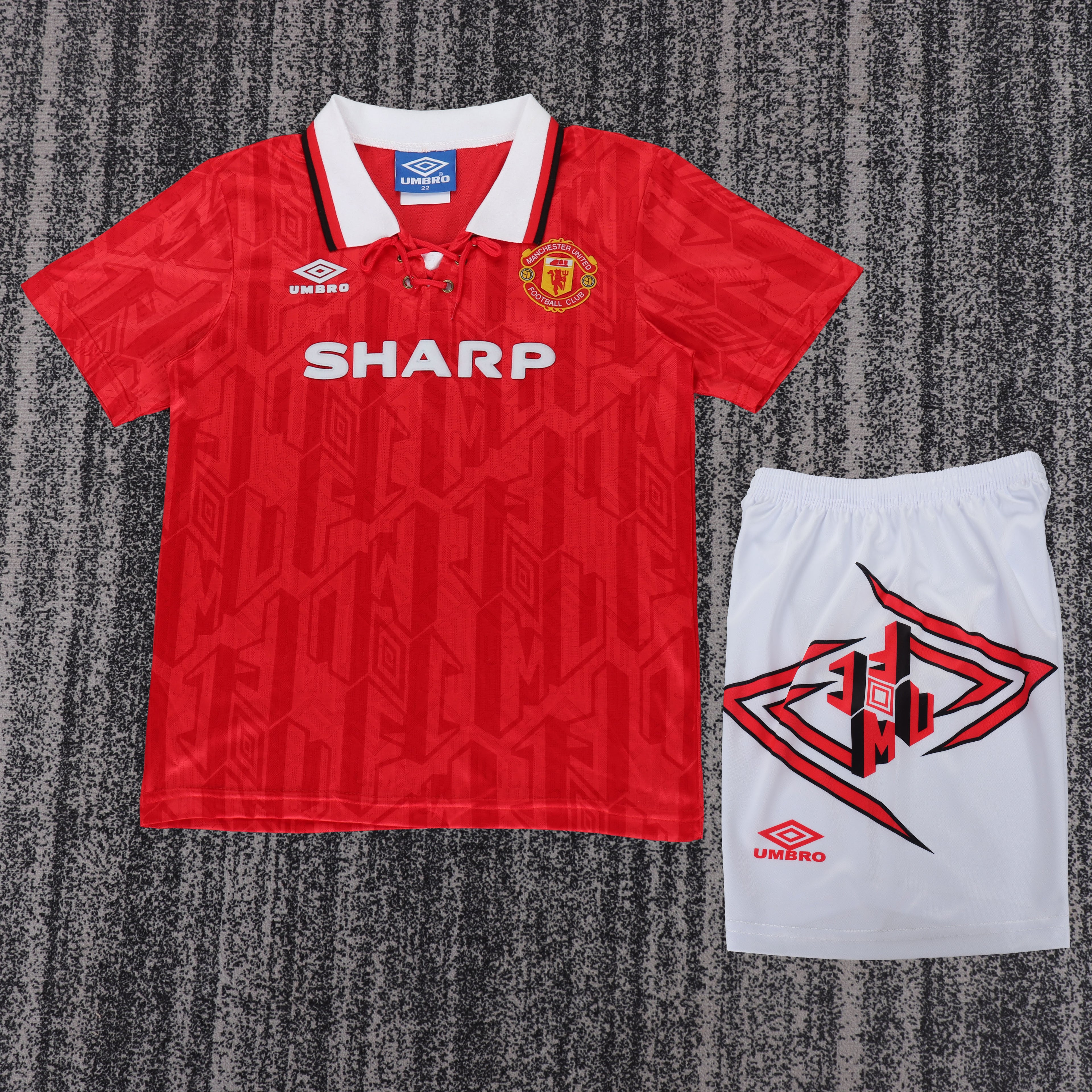 Manchester United - Home - 1992/94 - Kids - Retro
