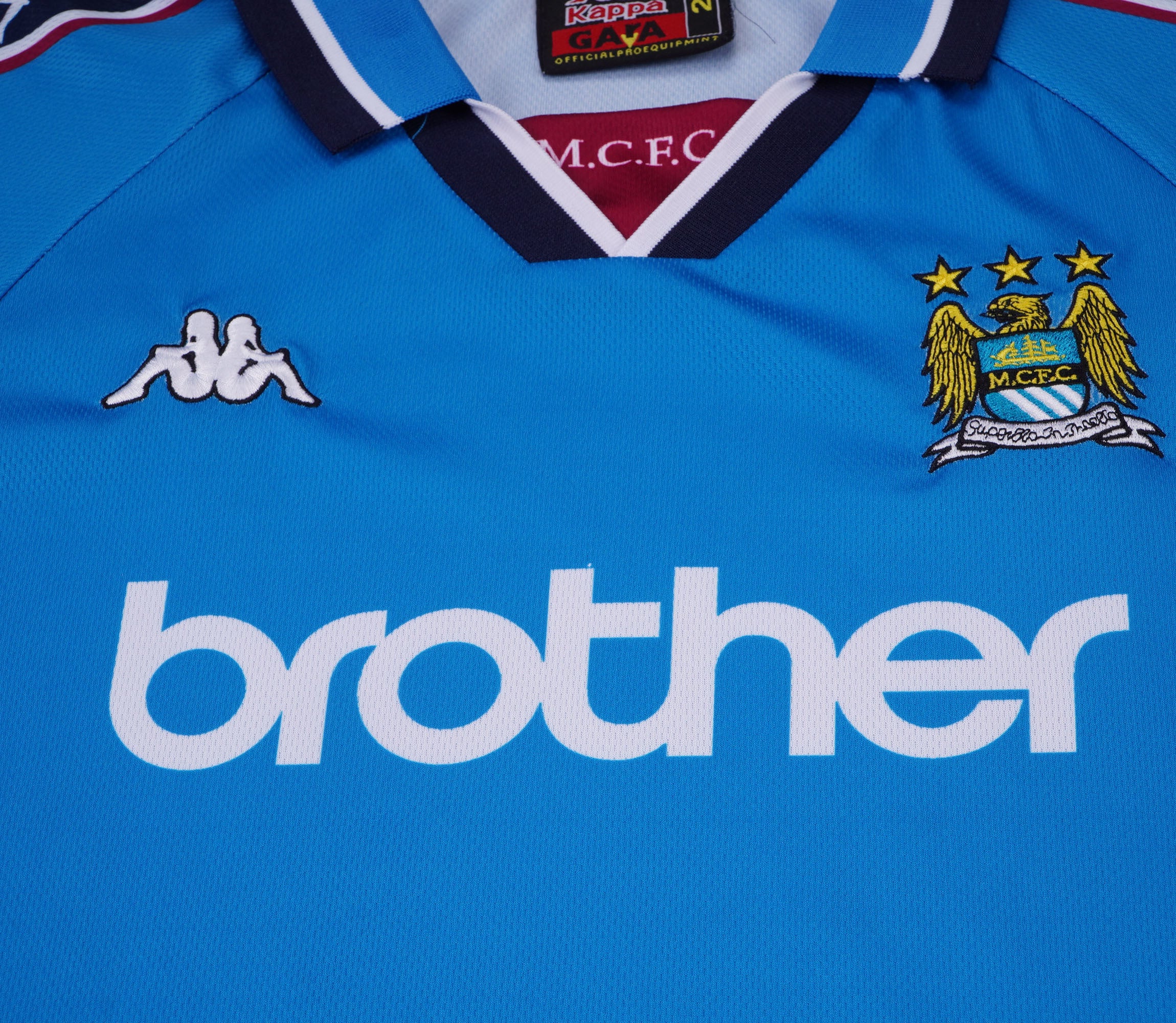 Manchester City - Home - 1997/98 - Kids - Retro