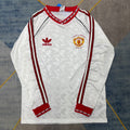 Manchester United - Visitante - 1991 - Retro - Manga Larga - Adultos