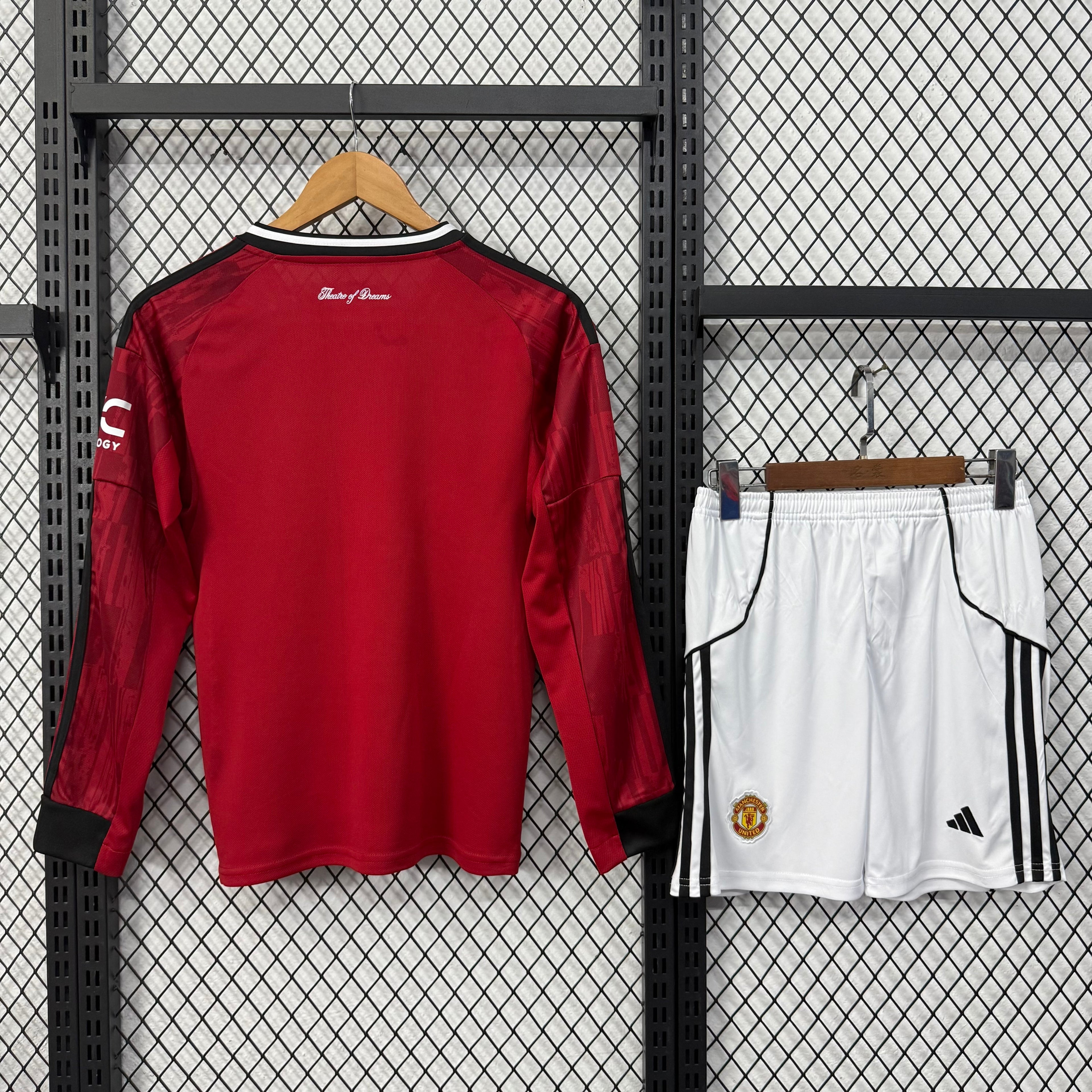 Manchester United - Home - LS - 25/26 - Kids
