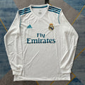 Real Madrid - Domicile - 2017/18 - Rétro - Manches Longues - Adulte