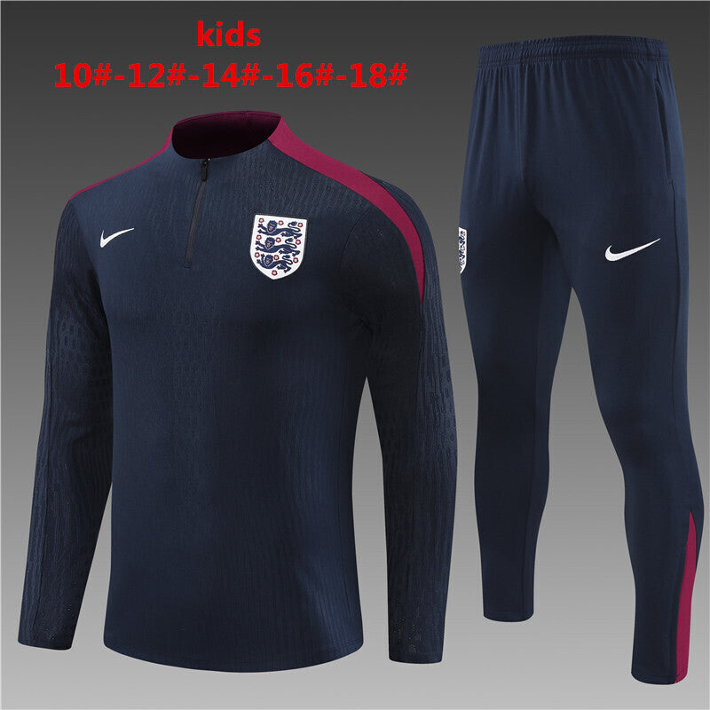 England - Tracksuit - Halfzip - Kids