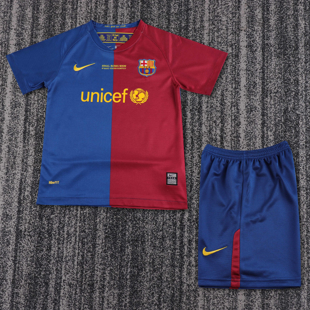 Barcelona - Home - 2008/09 - Kids - Retro