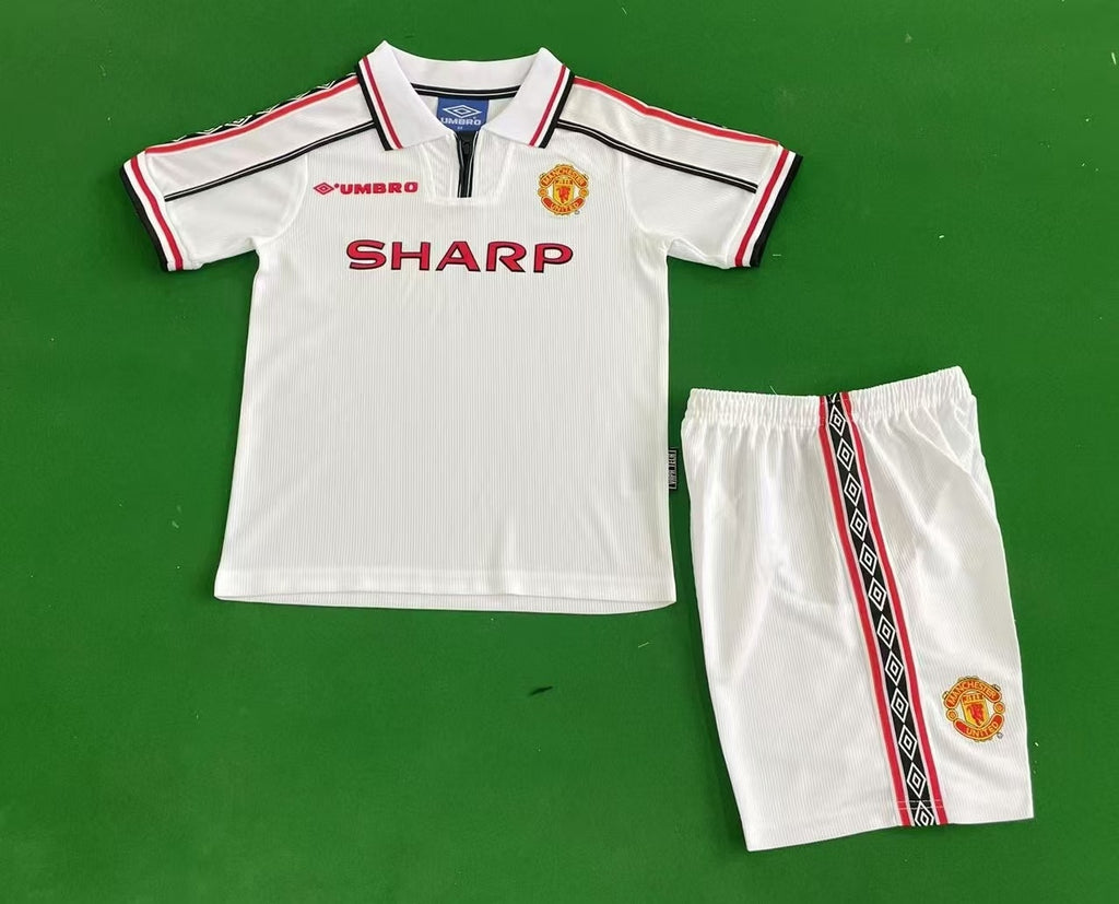 Manchester United - Away (Commemorative) - 1998/99 - Kids - Retro