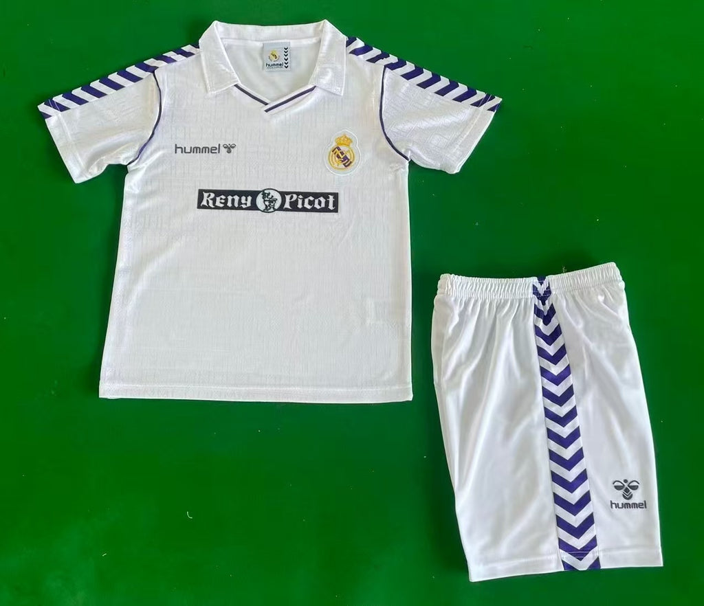 Real Madrid - Home - 1988/90 - Kids - Retro