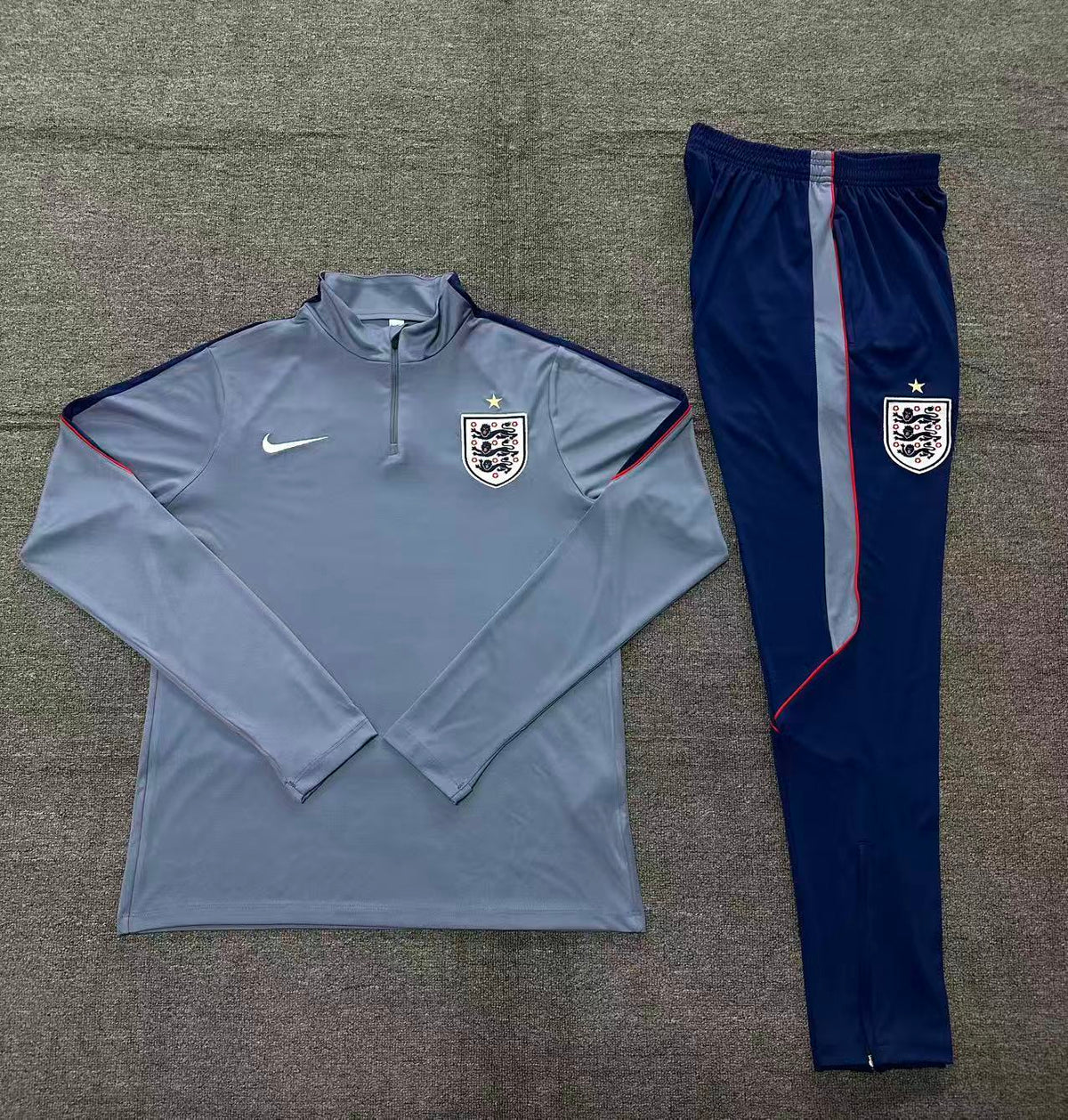 England - Tracksuit - Halfzip - Kids