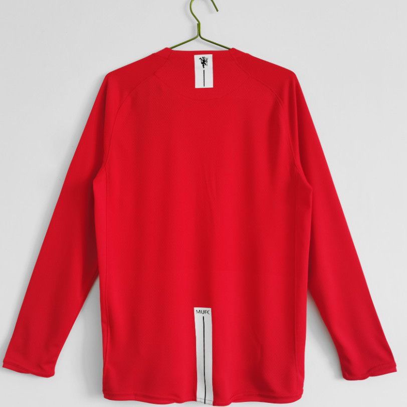 Manchester United - Home - 2007/09 - Retro - Adults - LS