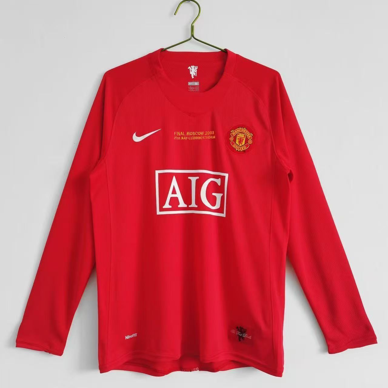 Manchester United - Home - 2007/09 - Retro - Adults - LS