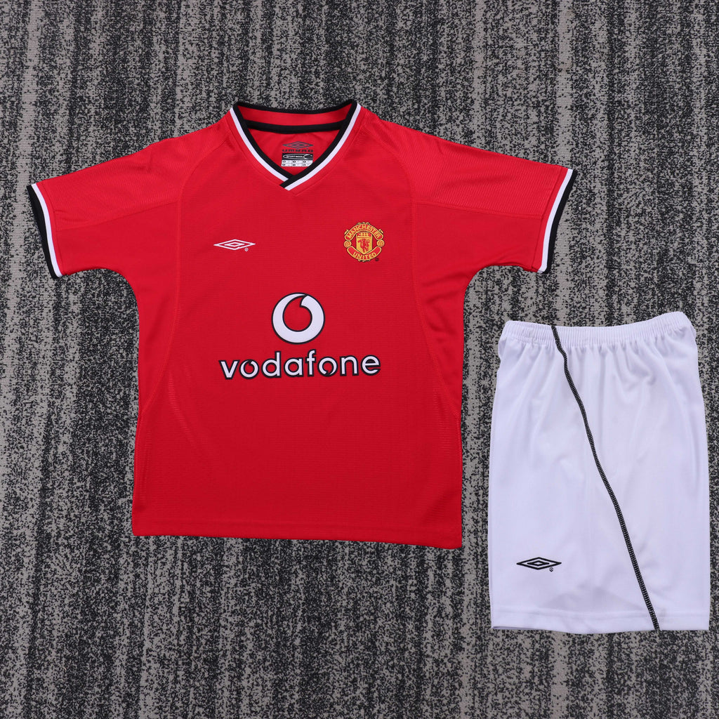 Manchester United - Home - 2000/02 - Kids - Retro