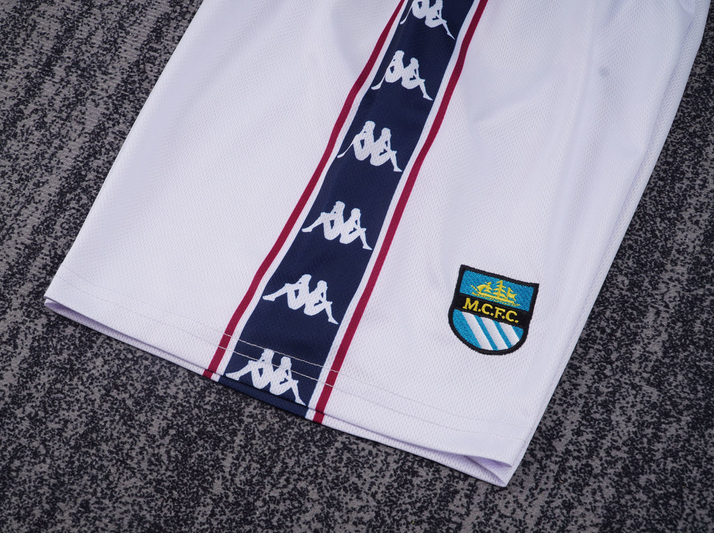 Manchester City - Home - 1997/98 - Kids - Retro