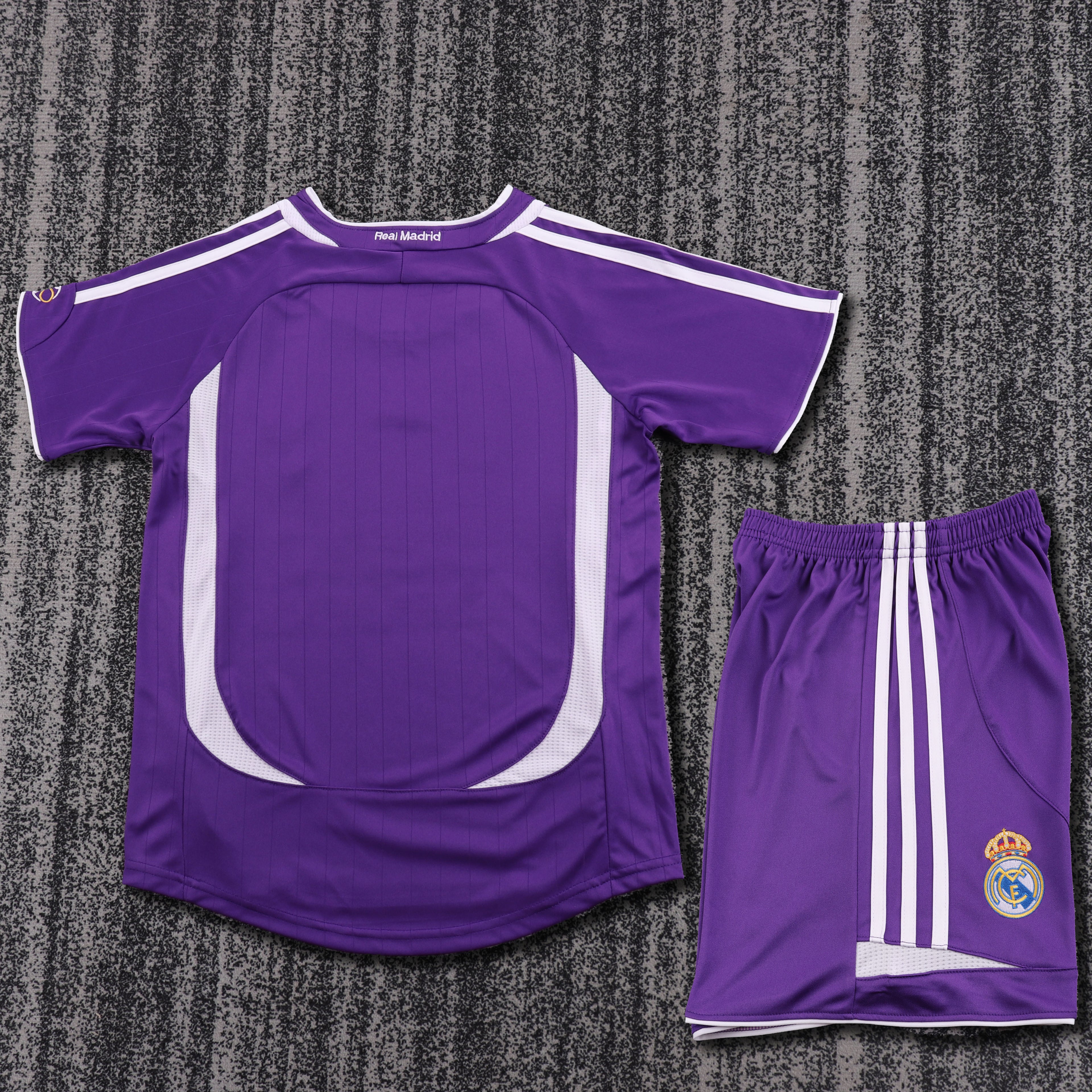 Real Madrid - Away - 2006/07 - Kids - Retro