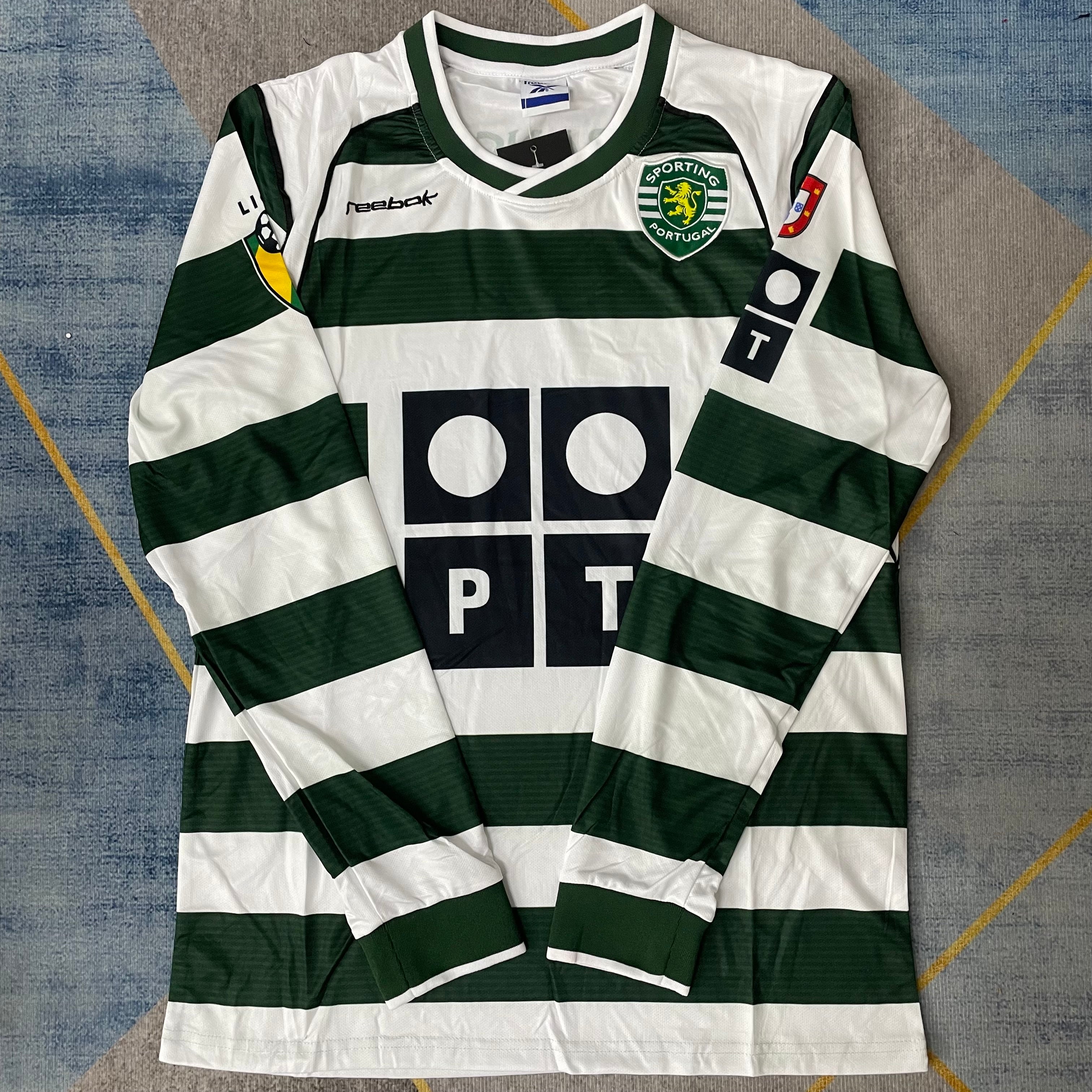 Sporting Lisbon - Home - 2001/03 - Retro - LS - Adults