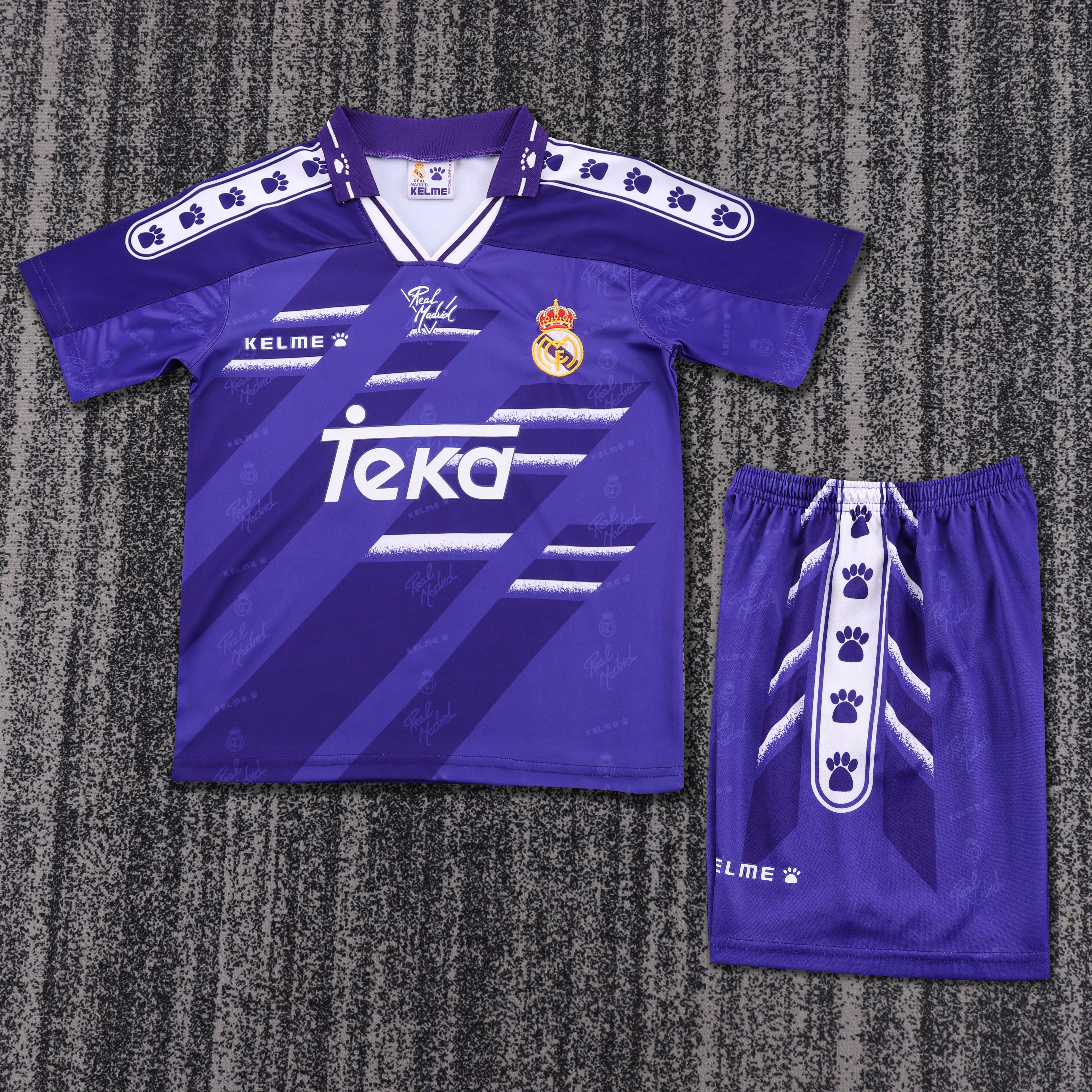 Real Madrid - Away - 1994/96 - Kids