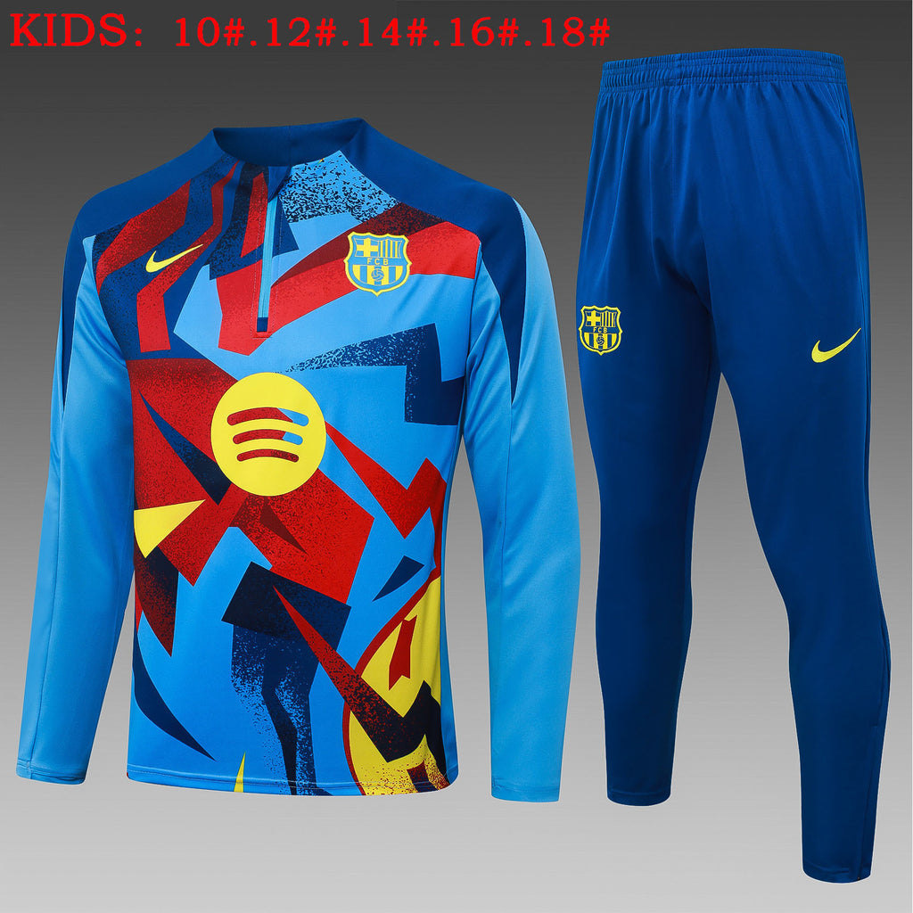 Barcelona - Tracksuit - Halzip - 25/26 - Kids