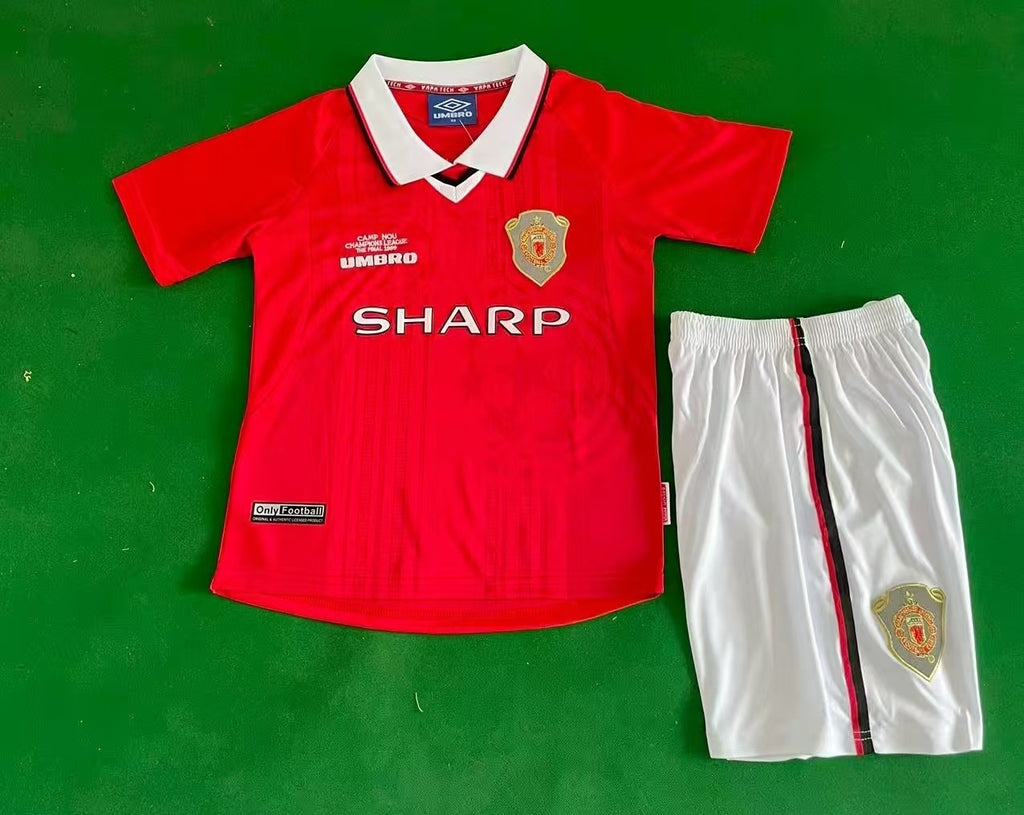 Manchester United - Home (European) - 1999/00 - Kids - Retro