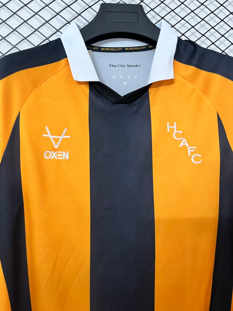 Hull City Home 26/27 Adults — Collar Detail