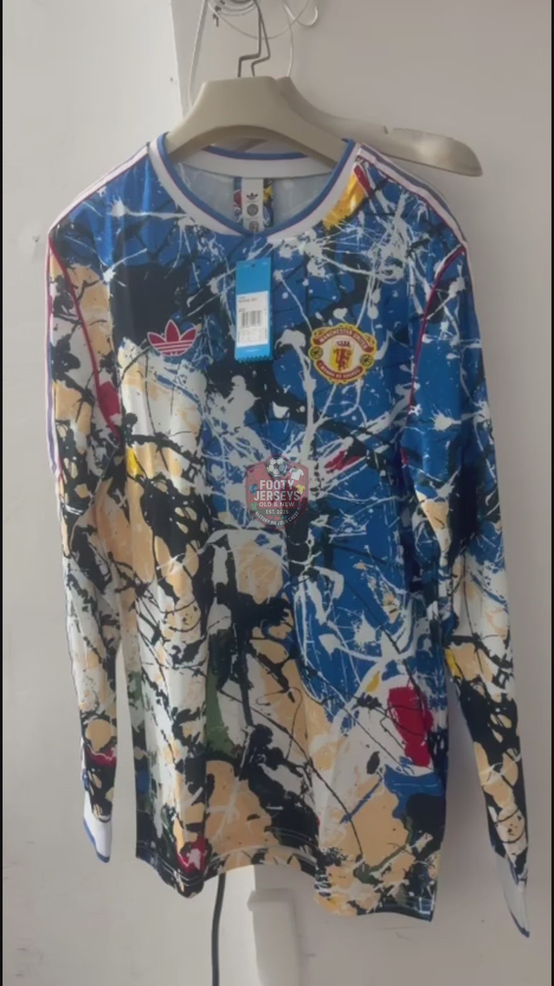 Manchester United - Edición especial (Stone Roses) - 25/26 - Manga larga - Adultos